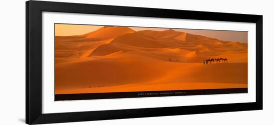 Merzouga - Marocco-John Lawrence-Framed Art Print