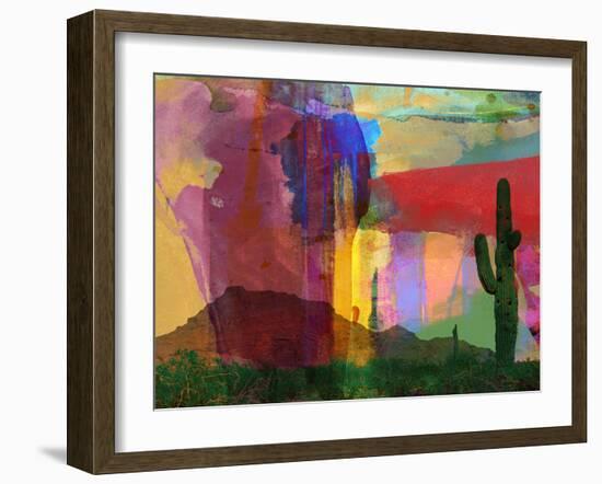 Mesa Abstract-Sisa Jasper-Framed Art Print