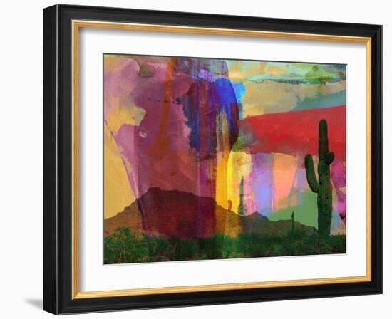 Mesa Abstract-Sisa Jasper-Framed Art Print