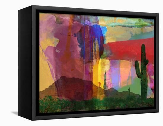 Mesa Abstract-Sisa Jasper-Framed Stretched Canvas