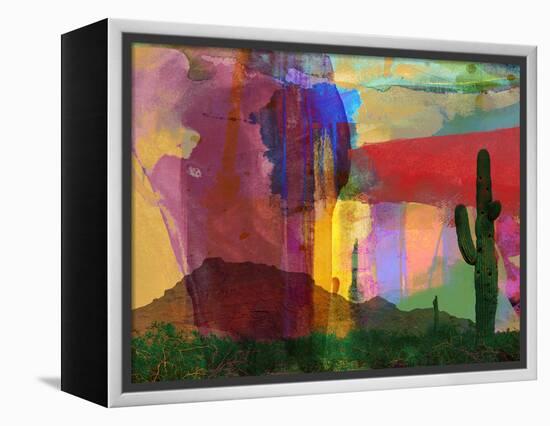 Mesa Abstract-Sisa Jasper-Framed Stretched Canvas