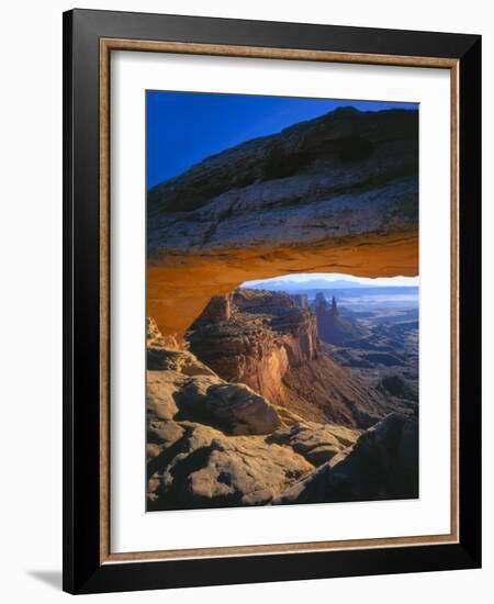 Mesa Arch at Sunrise, Island in the Sky, Canyonlands National Park, Utah, USA-Scott T^ Smith-Framed Photographic Print