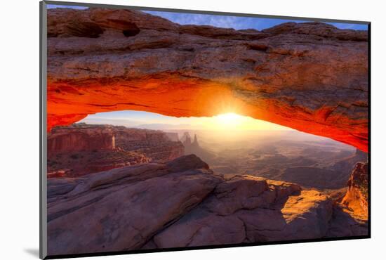 Mesa Arch at Sunrise-Dean Fikar-Mounted Photographic Print