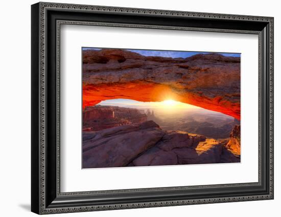 Mesa Arch at Sunrise-Dean Fikar-Framed Photographic Print