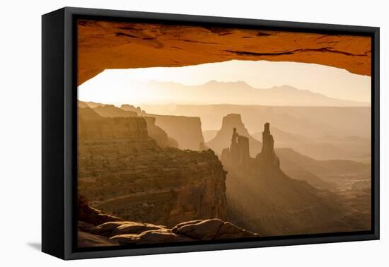 Mesa Arch, Canyonlands National Park, Utah, United States of America, North America-Michael DeFreitas-Framed Premier Image Canvas