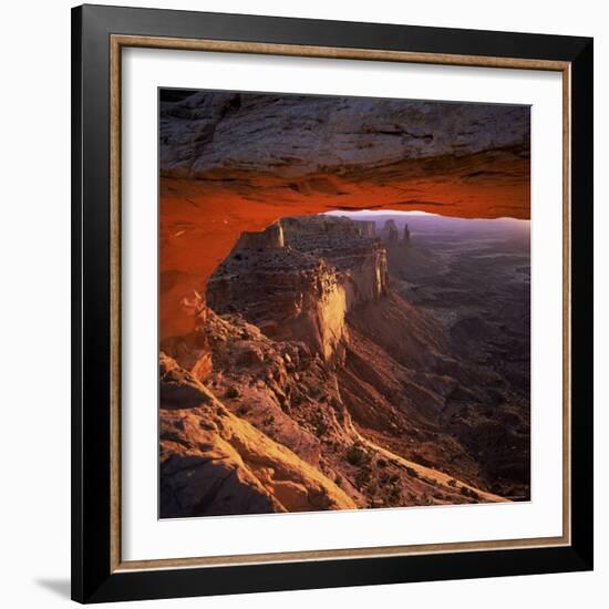 Mesa Arch, Canyonlands National Park, Utah, United States of America (U.S.A.), North America-Tony Gervis-Framed Photographic Print