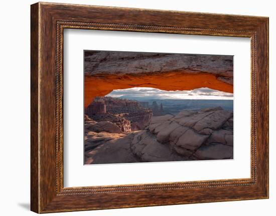 Mesa Arch In Sunrise-Belinda Shi-Framed Photographic Print