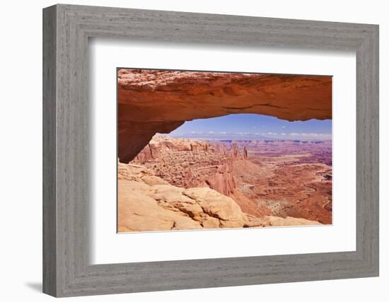 Mesa Arch, Island in the Sky, Canyonlands National Park, Utah, United States of America-Neale Clark-Framed Photographic Print