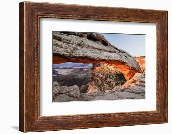 Mesa Arch on the Island in the Sky, Canyonlands National Park, Utah, USA-Art Wolfe-Framed Photographic Print