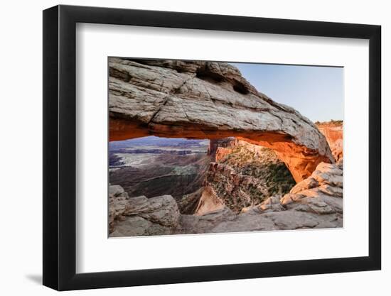 Mesa Arch on the Island in the Sky, Canyonlands National Park, Utah, USA-Art Wolfe-Framed Photographic Print