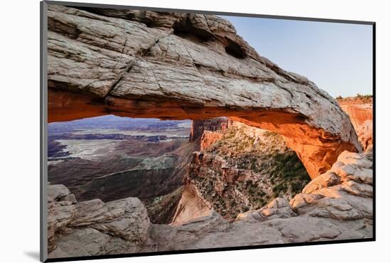 Mesa Arch on the Island in the Sky, Canyonlands National Park, Utah, USA-Art Wolfe-Mounted Photographic Print