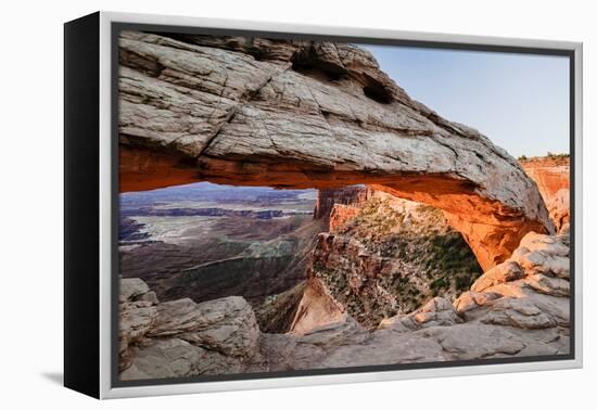 Mesa Arch on the Island in the Sky, Canyonlands National Park, Utah, USA-Art Wolfe-Framed Premier Image Canvas