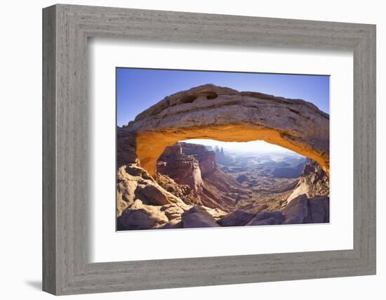 Mesa Arch Sunrise, Island in the Sky, Canyonlands National Park, Utah, United States of America-Neale Clark-Framed Photographic Print