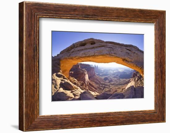 Mesa Arch Sunrise, Island in the Sky, Canyonlands National Park, Utah, United States of America-Neale Clark-Framed Photographic Print