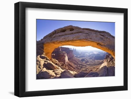 Mesa Arch Sunrise, Island in the Sky, Canyonlands National Park, Utah, United States of America-Neale Clark-Framed Photographic Print