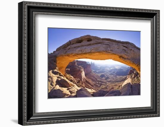 Mesa Arch Sunrise, Island in the Sky, Canyonlands National Park, Utah, United States of America-Neale Clark-Framed Photographic Print