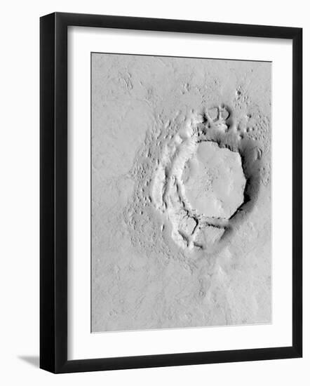 Mesa in the Avernus Colles Region of Mars-Stocktrek Images-Framed Photographic Print