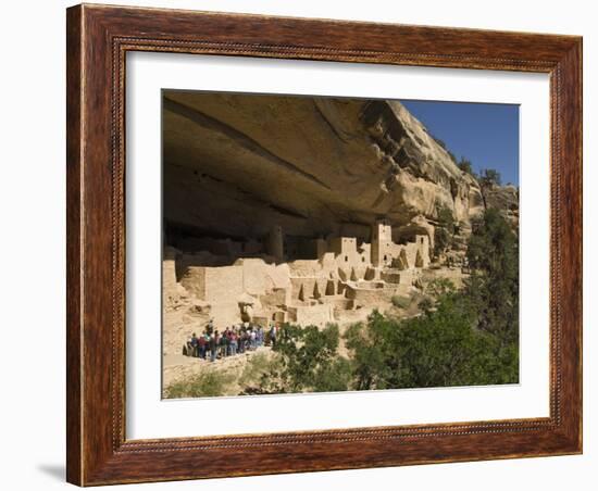 Mesa Verde, Mesa Verde National Park, UNESCO World Heritage Site, Colorado, USA-Snell Michael-Framed Photographic Print