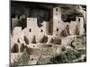 Mesa Verde Native American cliff dwelling site, Colorado, USA-Werner Forman-Mounted Photographic Print