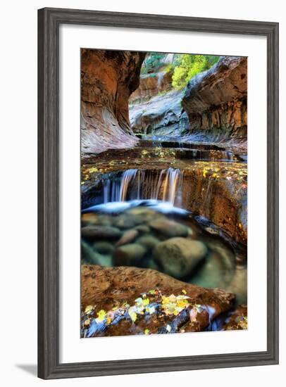 Mesmerizing & Beautiful Subway in Autumn at Zion National Park Utah-Vincent James-Framed Photographic Print