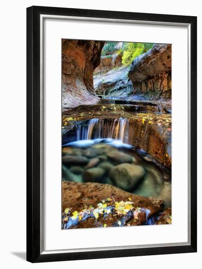 Mesmerizing & Beautiful Subway in Autumn at Zion National Park Utah-Vincent James-Framed Photographic Print