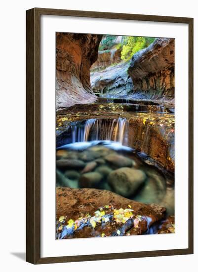 Mesmerizing & Beautiful Subway in Autumn at Zion National Park Utah-Vincent James-Framed Photographic Print