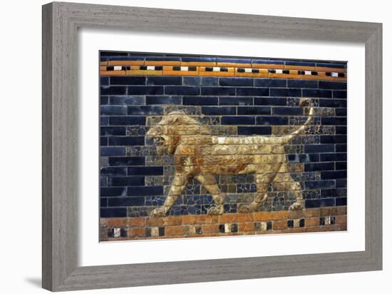 Mesopotamian Art. Neo-Babylonian. The Throne Room of Nebuchadnezzar II. Reconstructed Facade.…-null-Framed Giclee Print