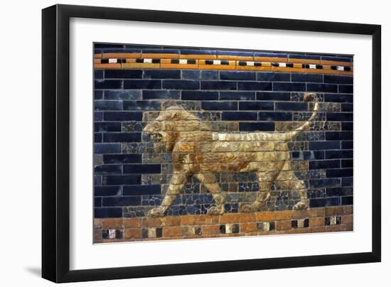 Mesopotamian Art. Neo-Babylonian. The Throne Room of Nebuchadnezzar II. Reconstructed Facade.…-null-Framed Giclee Print