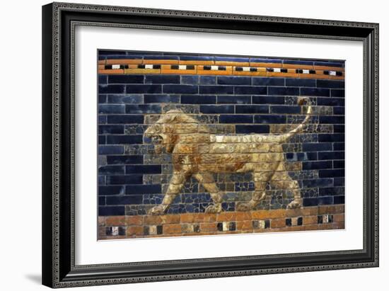 Mesopotamian Art. Neo-Babylonian. The Throne Room of Nebuchadnezzar II. Reconstructed Facade.…-null-Framed Giclee Print