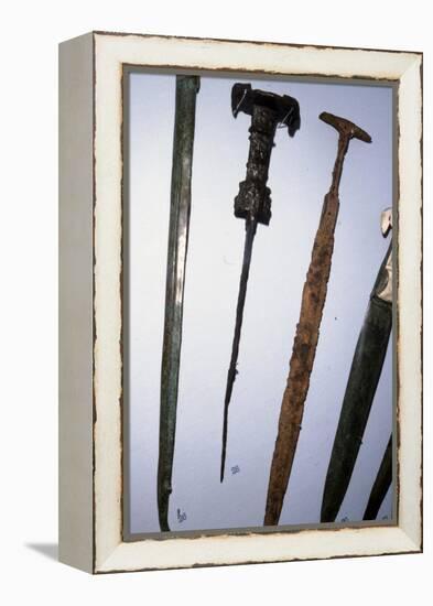 Mesopotamian weapons, c3100 BC-Unknown-Framed Premier Image Canvas