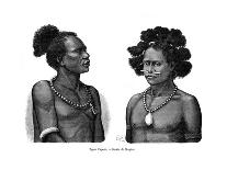 Papuan Types, 19th Century-Mesples-Framed Giclee Print