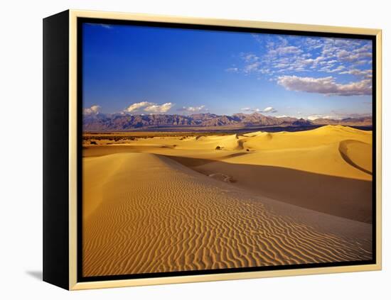 Mesquite Flat Sand Dunes, Death Valley National Park, California, USA-Chuck Haney-Framed Premier Image Canvas