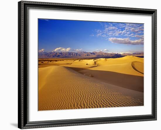 Mesquite Flat Sand Dunes, Death Valley National Park, California, USA-Chuck Haney-Framed Photographic Print