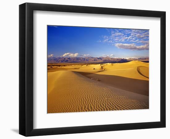 Mesquite Flat Sand Dunes, Death Valley National Park, California, USA-Chuck Haney-Framed Photographic Print