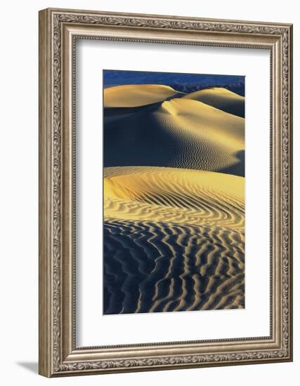 Mesquite Sand Dunes. Death Valley. California.-Tom Norring-Framed Photographic Print