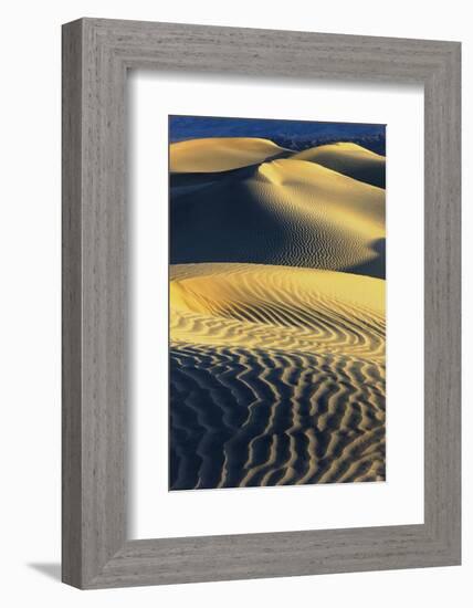 Mesquite Sand Dunes. Death Valley. California.-Tom Norring-Framed Photographic Print