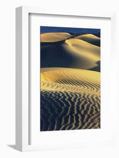 Mesquite Sand Dunes. Death Valley. California.-Tom Norring-Framed Photographic Print