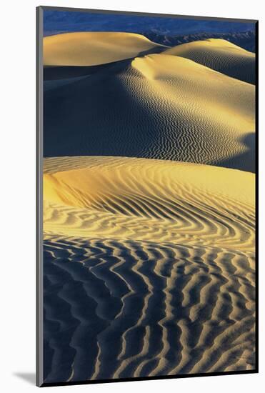 Mesquite Sand Dunes. Death Valley. California.-Tom Norring-Mounted Photographic Print