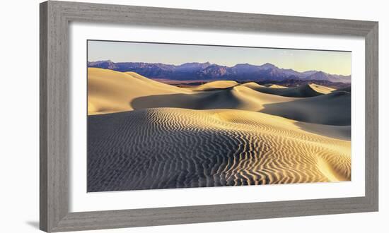 Mesquite Sand Dunes. Death Valley. California.-Tom Norring-Framed Photographic Print