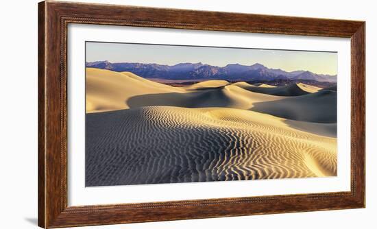 Mesquite Sand Dunes. Death Valley. California.-Tom Norring-Framed Photographic Print