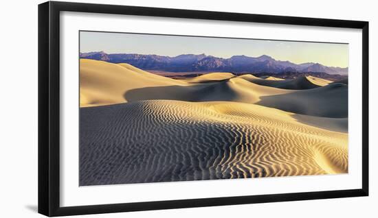 Mesquite Sand Dunes. Death Valley. California.-Tom Norring-Framed Photographic Print