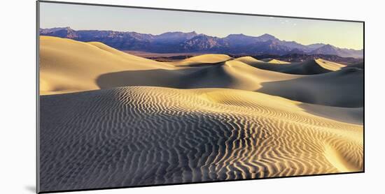 Mesquite Sand Dunes. Death Valley. California.-Tom Norring-Mounted Photographic Print