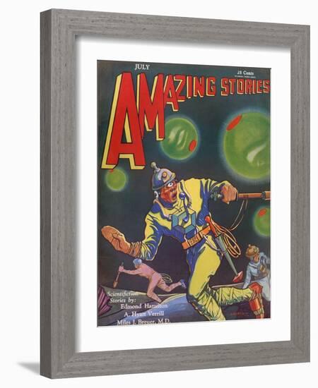 Message from Space'-Leo Morey-Framed Art Print