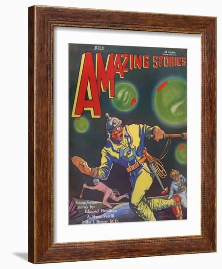 Message from Space'-Leo Morey-Framed Art Print