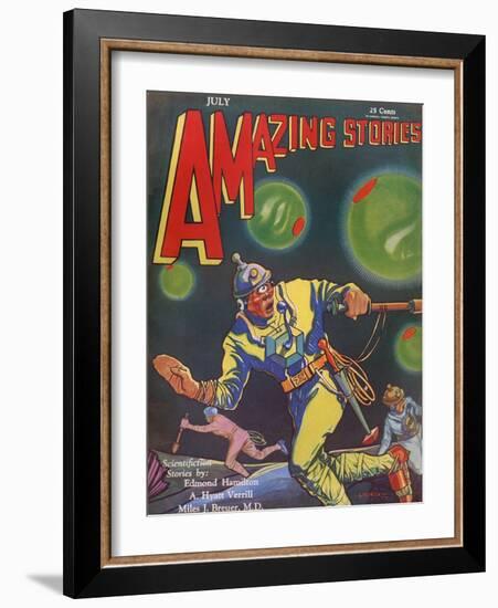 Message from Space'-Leo Morey-Framed Art Print