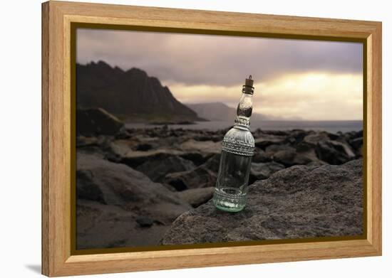 Message in a Bottle-Andreas Stridsberg-Framed Stretched Canvas