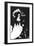 Messalina-Aubrey Beardsley-Framed Art Print