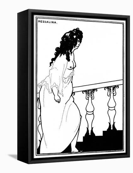 Messalina-Aubrey Beardsley-Framed Stretched Canvas