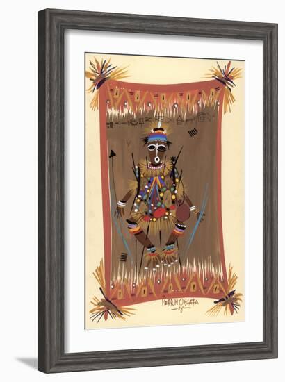 Messengers of Ashe 2, 2006-Oglafa Ebitari Perrin-Framed Giclee Print