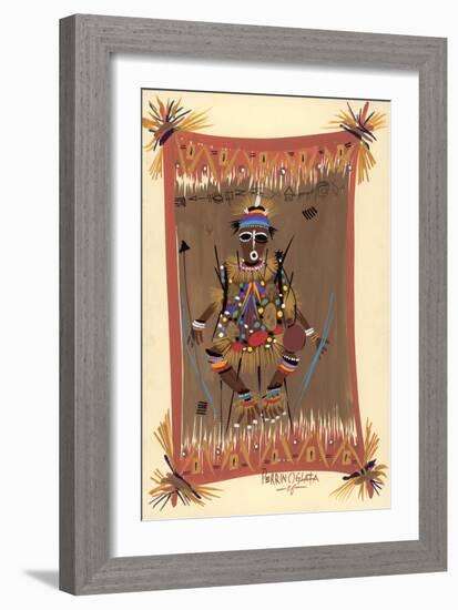 Messengers of Ashe 2, 2006-Oglafa Ebitari Perrin-Framed Giclee Print